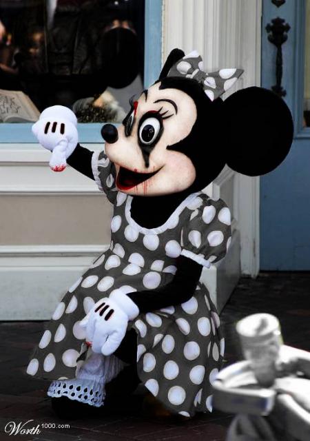 Minnie "Goth" Mouse