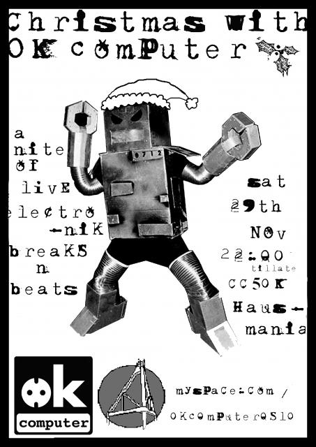 OK Computer open laptop night - Førjulsfest på Hausmania