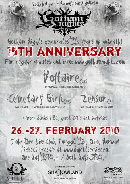 Gotham Nights 15-årsjubileum