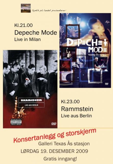 Depeche Mode & Rammstein@Ås stasjon