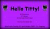 Hello Titty! 16.04.04