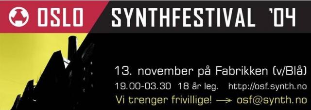 Oslo Synthfestival 2004 på Fabrikken