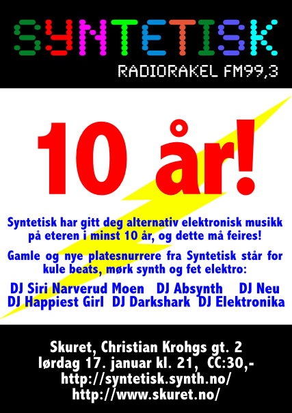 Syntetisk 10 år