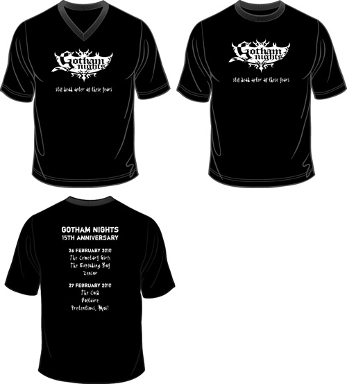 Gotham Nights jubileumstrøyer