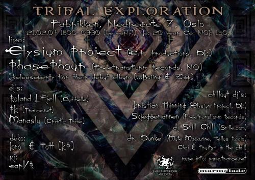 Tribal Exploration 21 Februar -Back